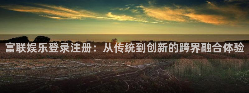 南宫NG官网：富联娱乐登录注册：从传统到创新的跨界融合体验