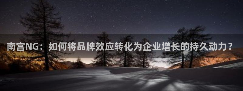 南宫NG加拿大官网：南宫NG：如何将品牌效应转化为企业增长的持久动力？