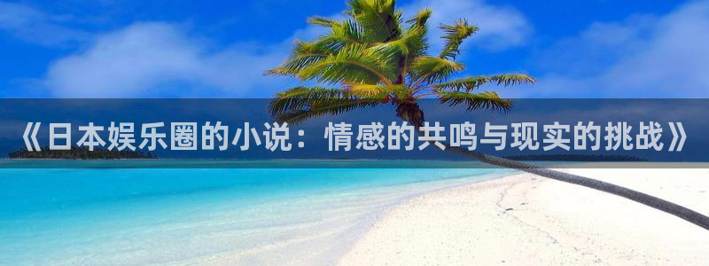 南宫NG加拿大在线预测：《日本娱乐圈的小说：情感的共鸣与现实的挑战》